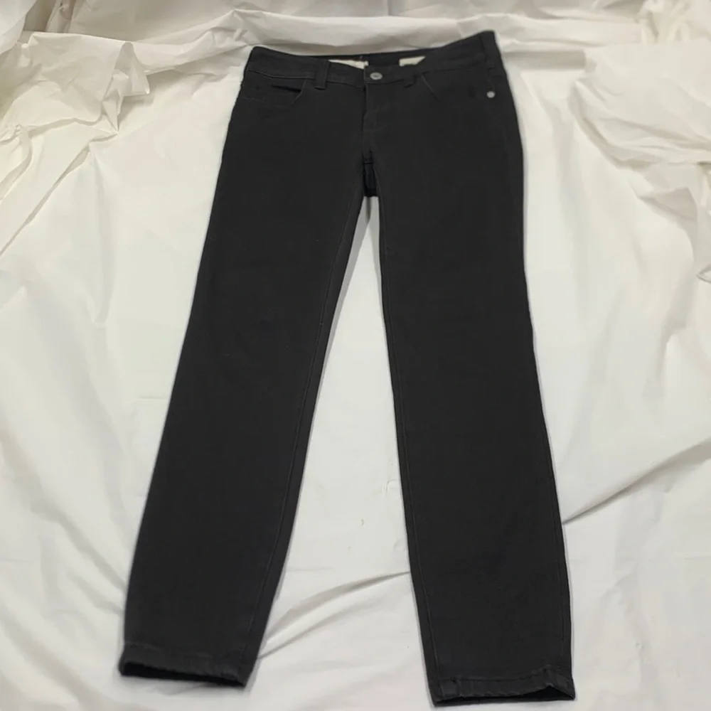 Women Pilcro And the Letterpress Black High-Rise Denim Leggings Size 27 - Picture 1 of 12